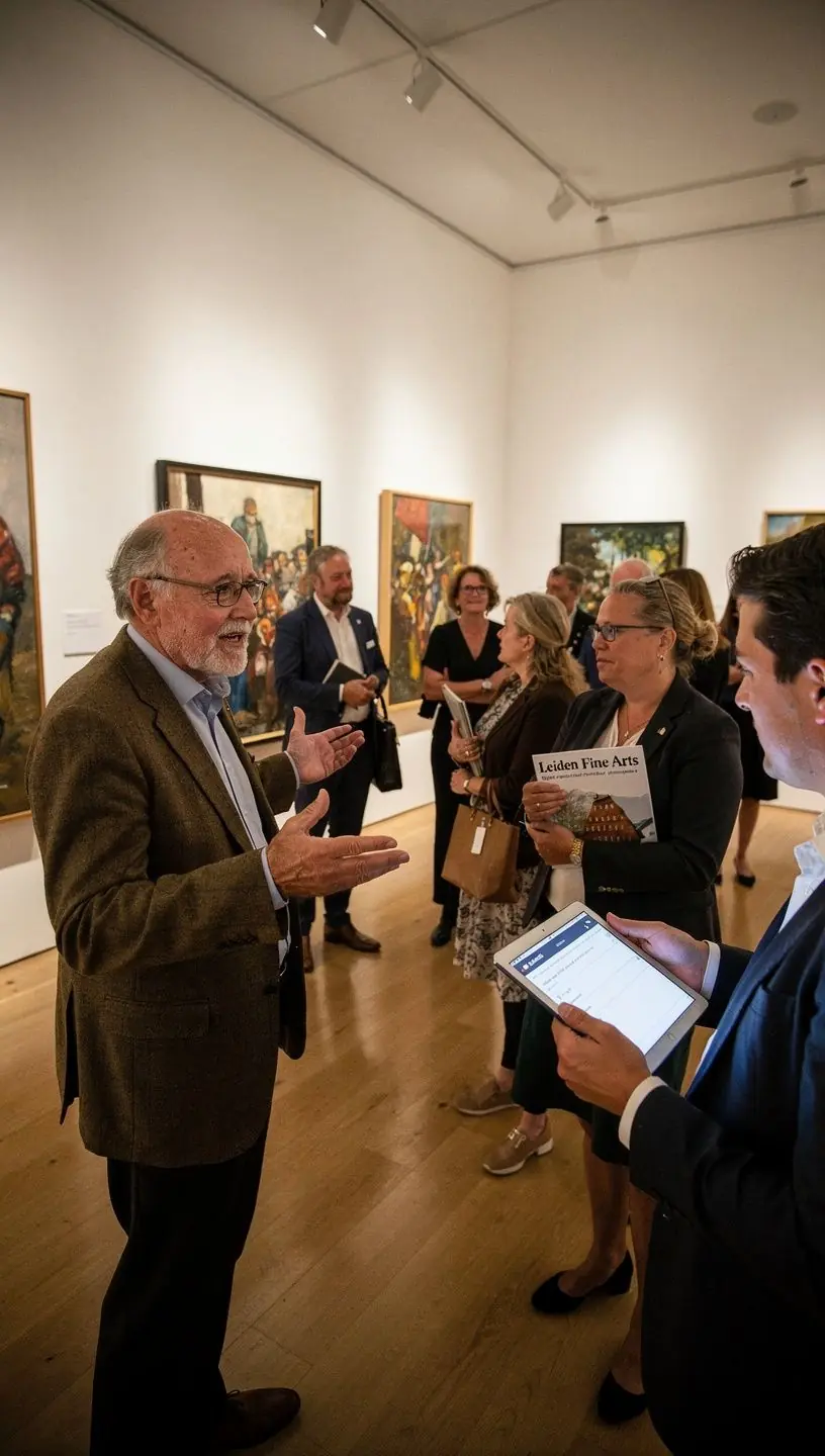 Een vrolijke familie die samen een openluchtconcert bijwoont in een prachtig park.